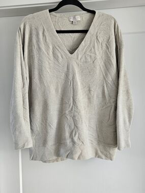 Barefoot Dreams CozyChic Ultra Lite Sweater in Light Cream
